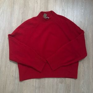 J. Crew | Red Sweater | Rollneck™ sweater in Supersoft yarn